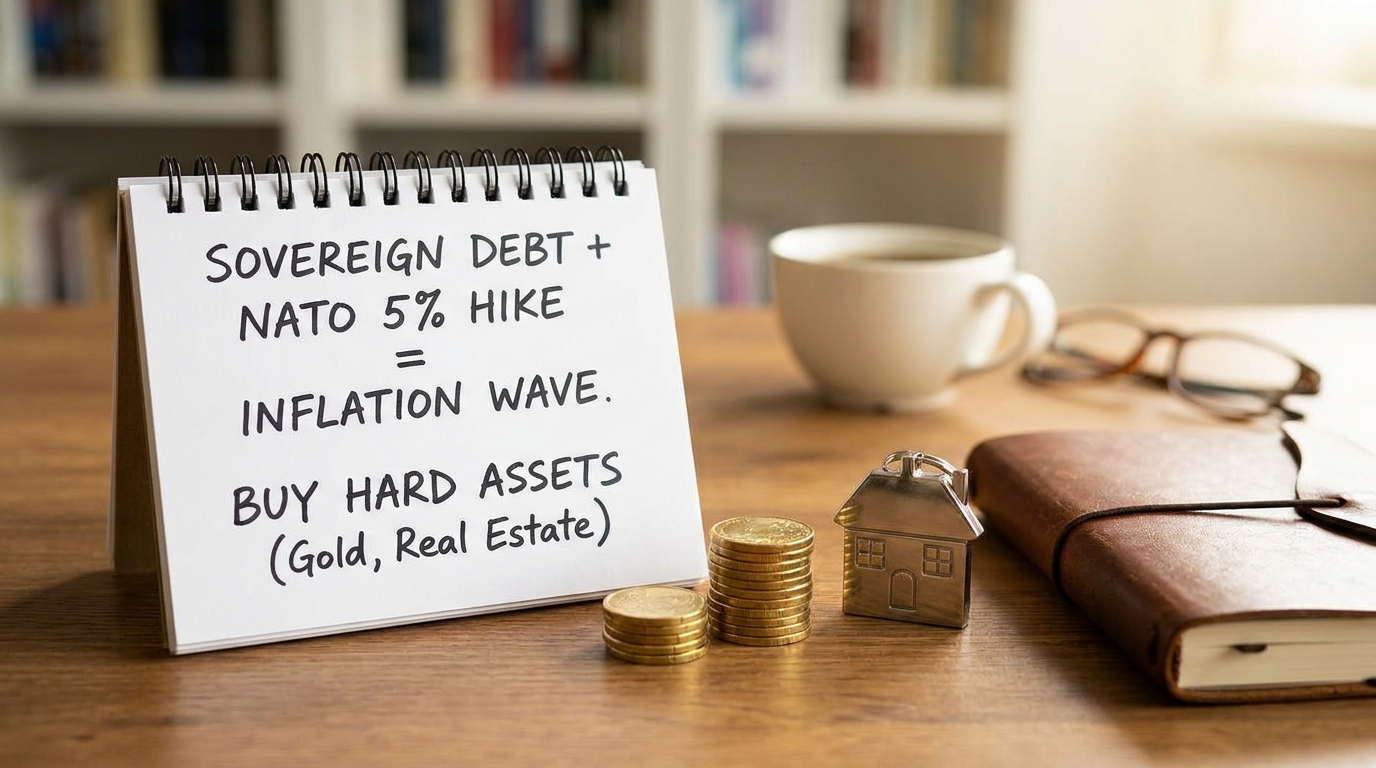 The Sovereign Debt Timebomb: Why NATO’s Universal 5% Military Budget Hike Assures a Structural Multi-Year Inflation Wave That Only Hard Assets Can Survive
