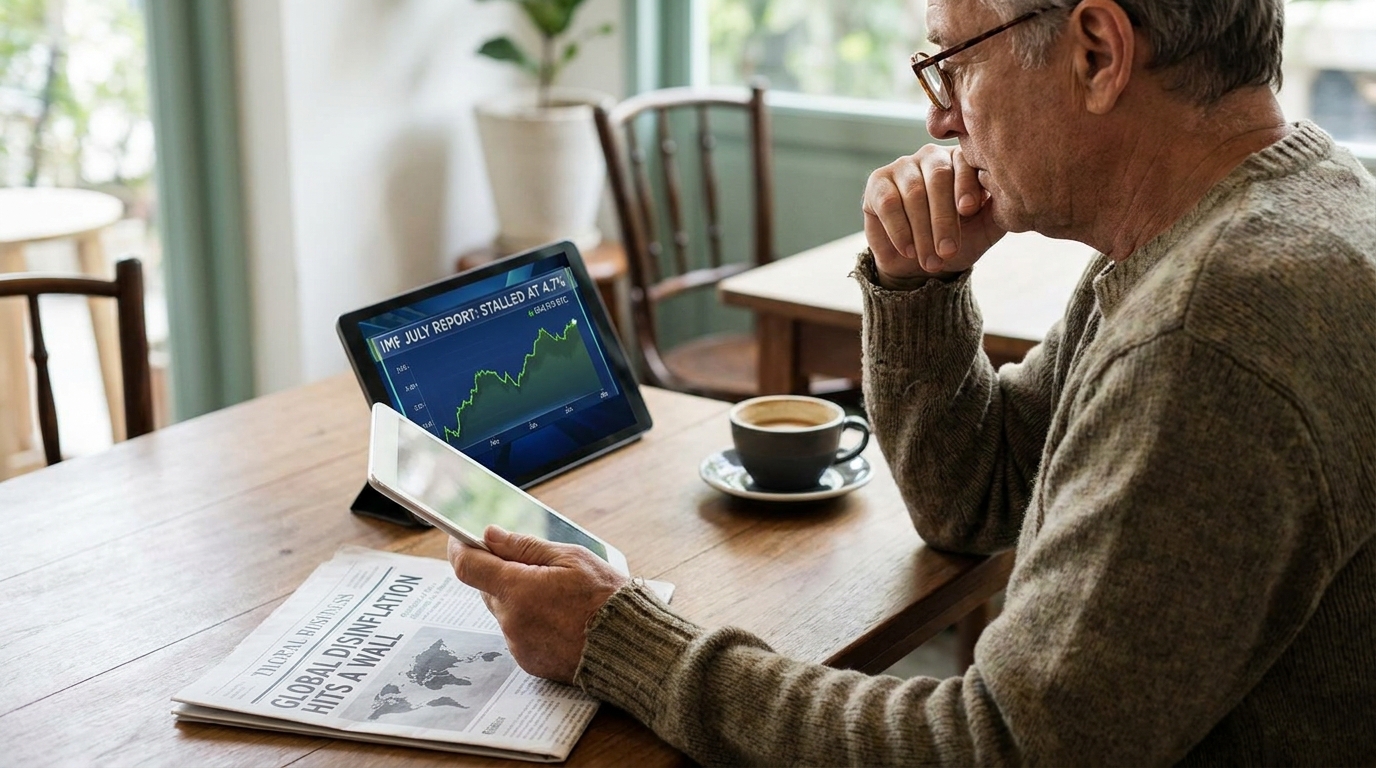 The Inflation Stall Paradox: Bitcoin Holds Tight at $64,100 as the IMF’s Fresh July Macro Report Warns Global Disinflation Has Stagnated at 4.7% Due to Persistent Trade Fractures