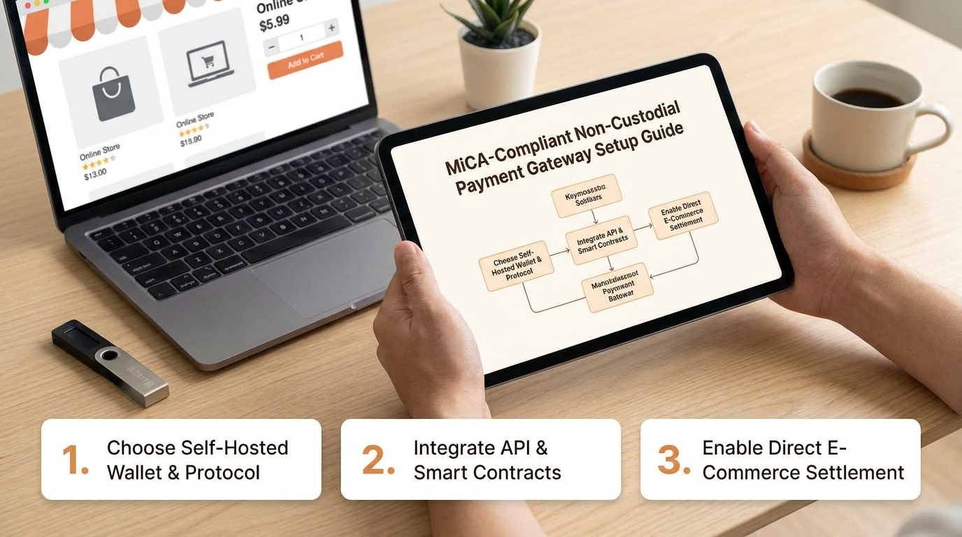 How to Configure a MiCA-Compliant Non-Custodial Payment Gateway: A Step-by-Step Setup Guide for E-Commerce Merchants Migrating to Self-Hosted Settlement Protocol Infrastructure