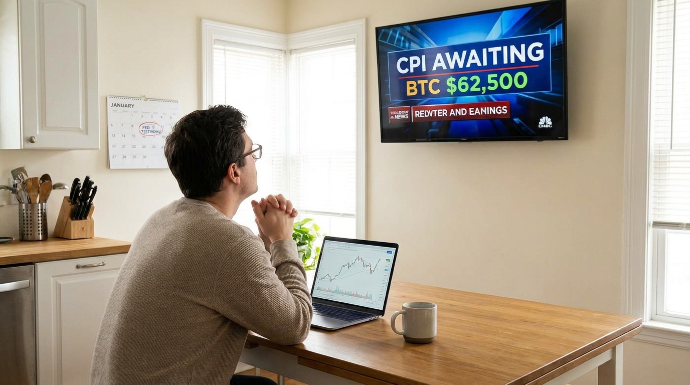 The Pre-CPI Gridlock: Bitcoin Latches to the $62,500 Mark as Crypto and Traditional Markets Hold Their Breath for Today's Inflation Print and Fed Chair Warsh's Testimony