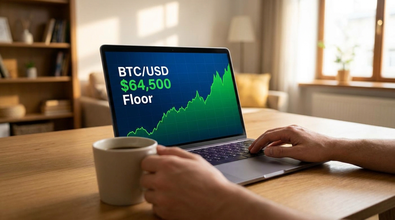 The $64.5K Consolidation Floor: Bitcoin Stabilizes and Holds Yesterday's CPI Gains as Spot Accumulation Outpaces Short-Term Selling Pressure