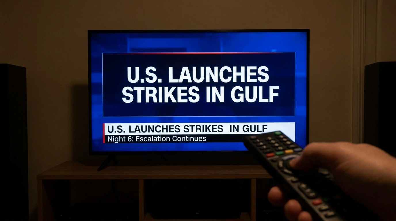 U.S. Forces Launch New Strikes Against Iran for Sixth Consecutive Night After Escalation in the Gulf