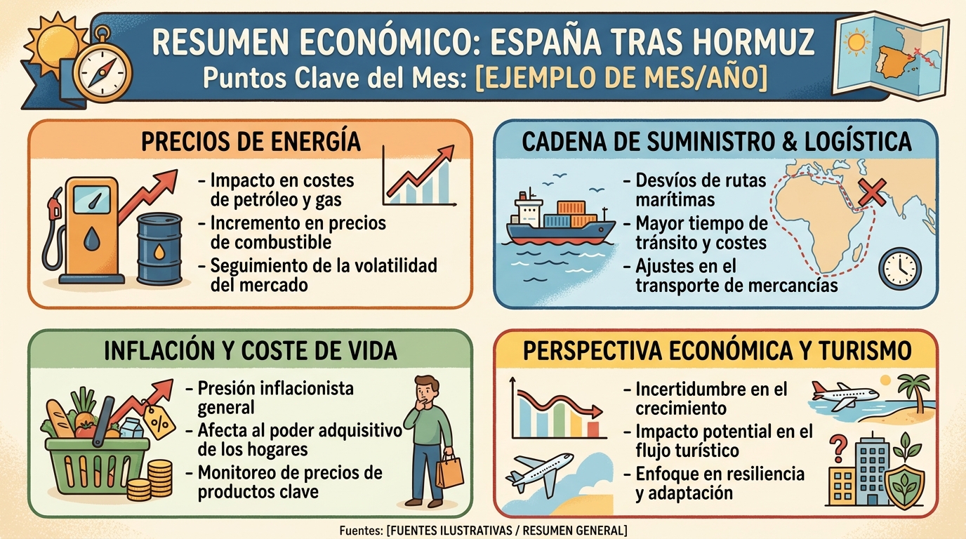 The Spanish Economy After Hormuz: Key Points of the Month