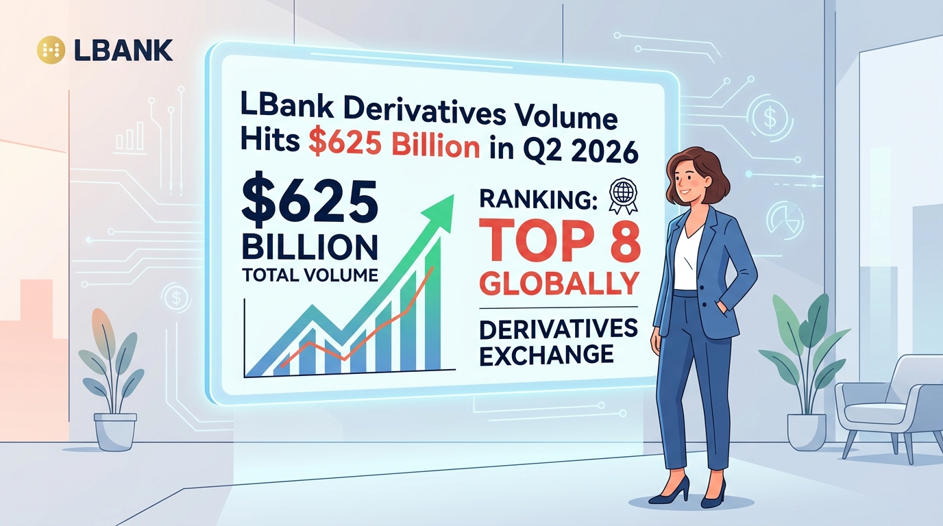 LBank Derivatives Volume Hits $625 Billion in Q2 2026, Ranking Top 8 Globally