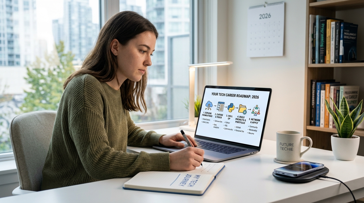 How to Start a Career in Tech in 2026: A Step-by-Step Roadmap for Beginners