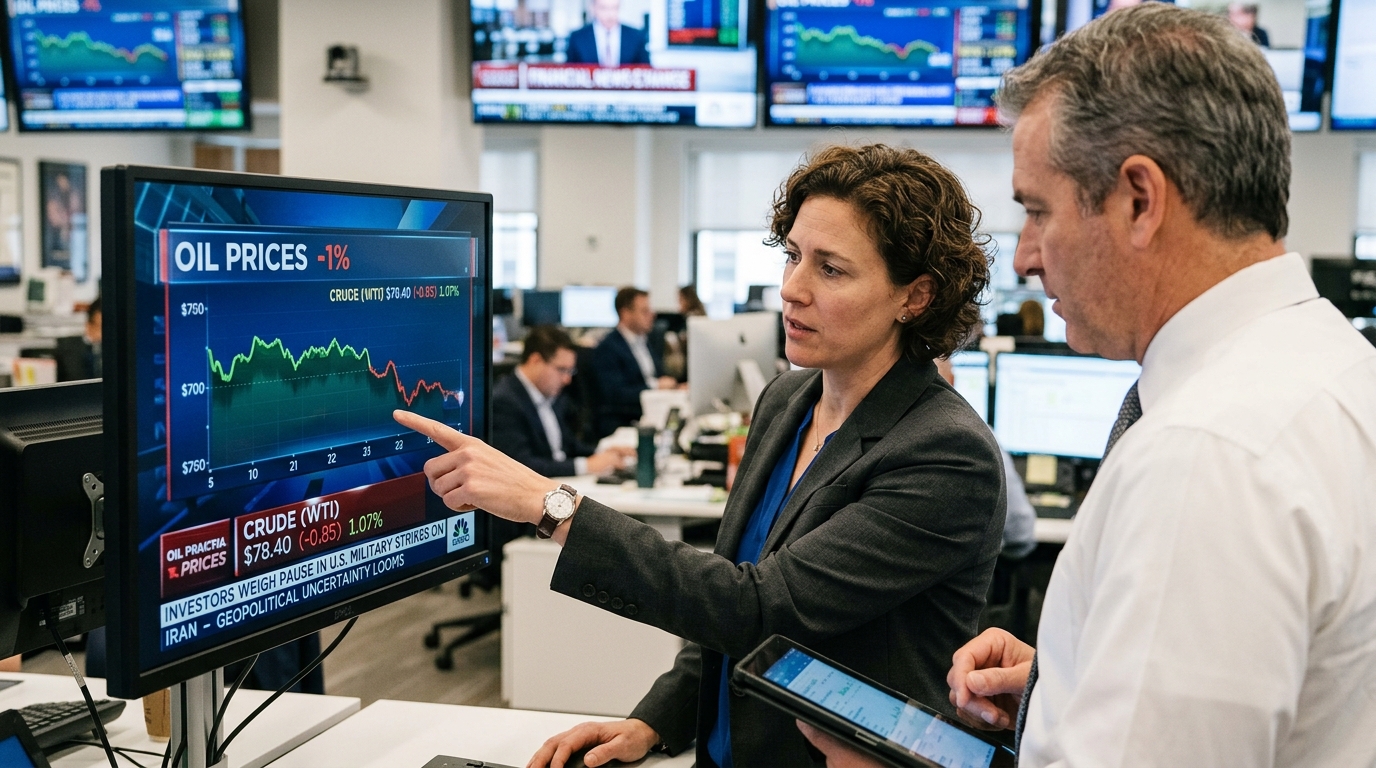 Oil Prices Drop 1% as Investors Weigh Pause in U.S. Military Strikes on Iran