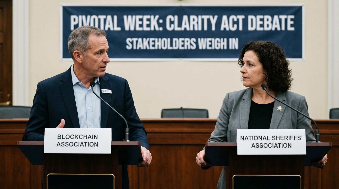Blockchain Association counters National Sheriffs' group claims as pivotal week for Clarity Act unfolds