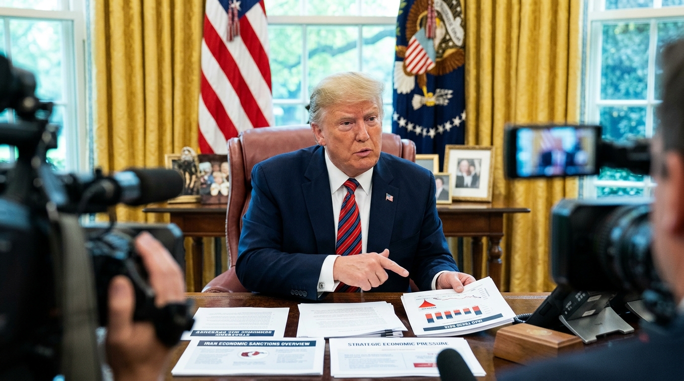 Trump Signals Shift Toward Economic Pressure on Iran Rather Than Immediate Military Action