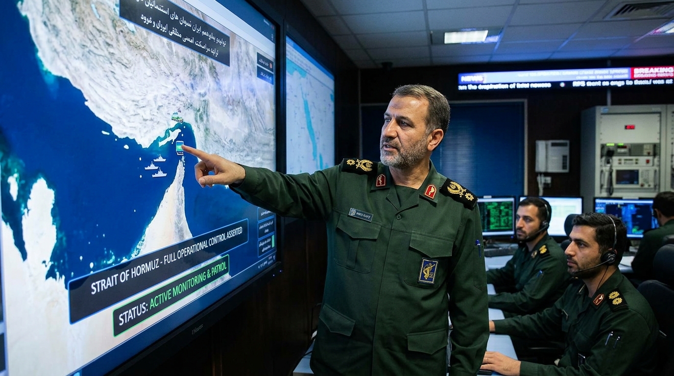 Iran Asserts Full Control Over Strait of Hormuz, Challenging US Claims of Dominance