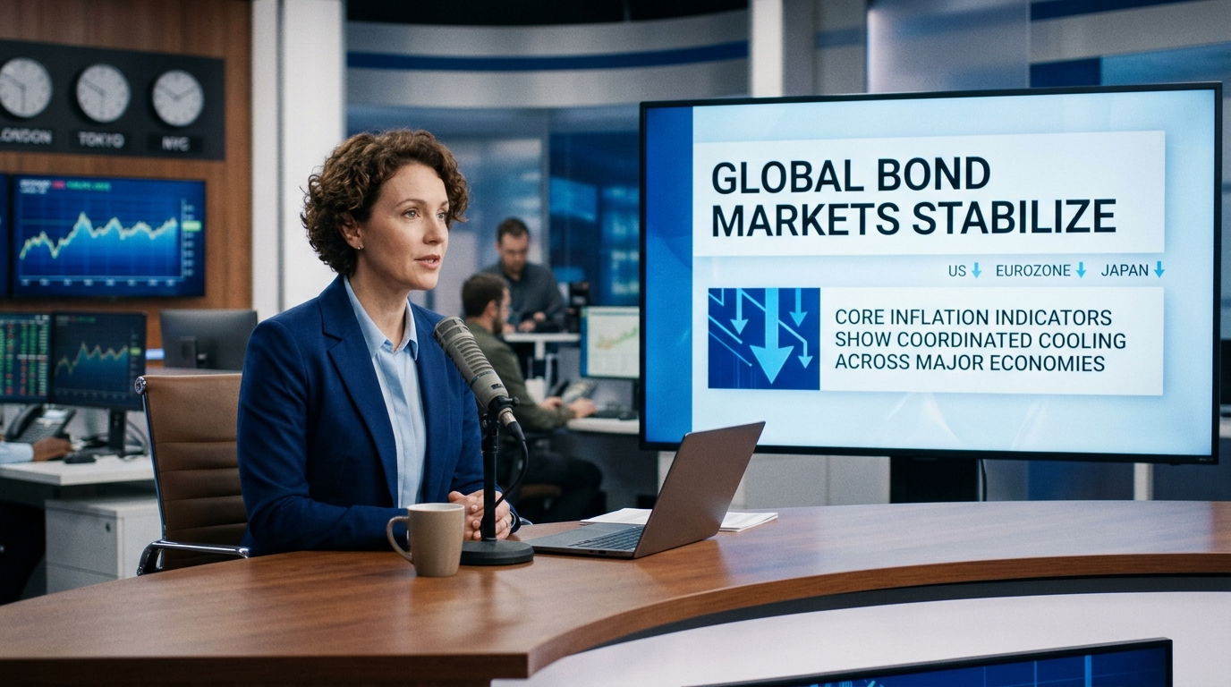 Global Bond Markets Stabilize as Core Inflation Indicators Show Coordinated Cooling Across Major Economies