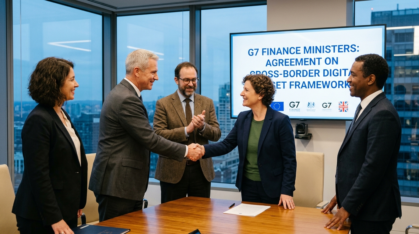 G7 Finance Ministers Agree on Unified Framework to Monitor and Tax Cross-Border Digital Asset Flows